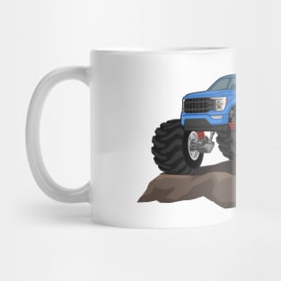 truck f150 offroad style blue Mug
